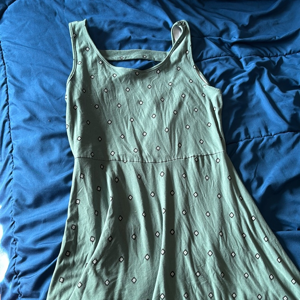 Green dress confy soft